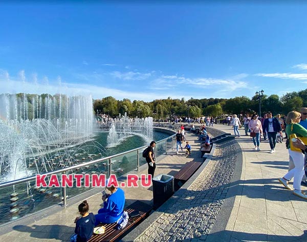 Время работы фонтана Царицыно