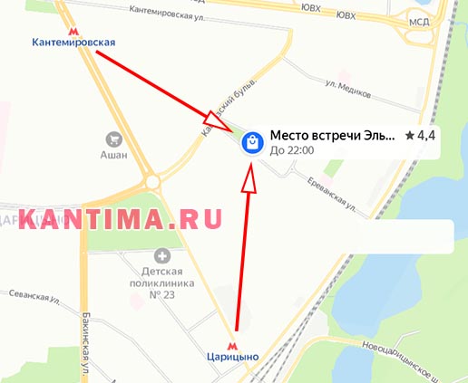 Адрес Кинотеатра Эльбрус в Царицыно