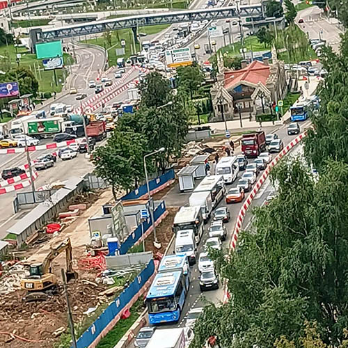 Липецкая улица перекрыта