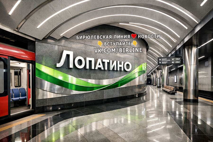 stantsiya metro lopatino gde budet na karte