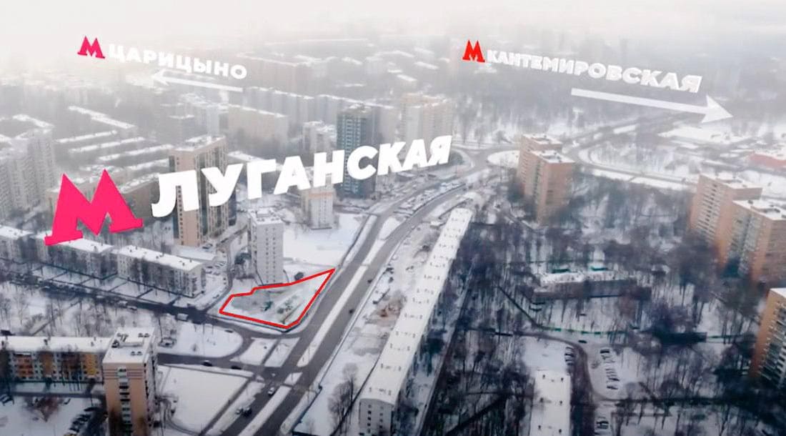 stantsiya metro luganskaya gde budet na karte 16 02 26
