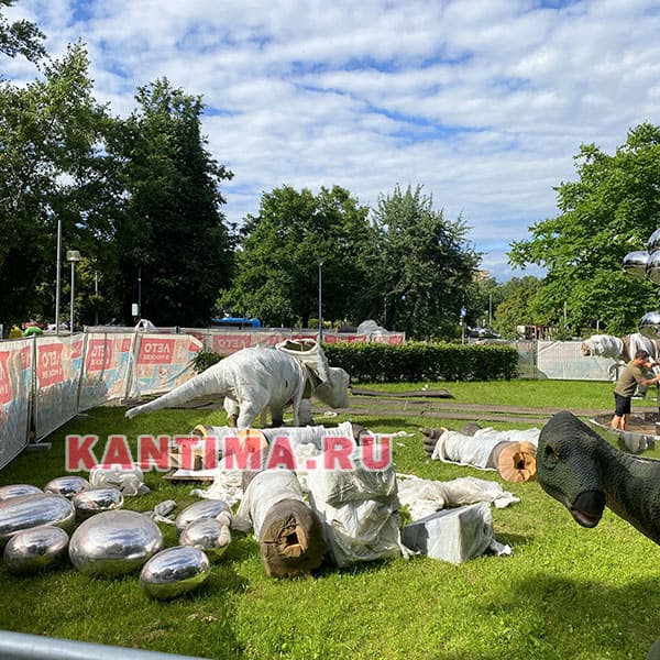 Парк динозавров в Царицыно