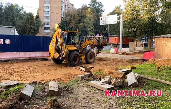 Стройка дублей на Кавказском бульваре